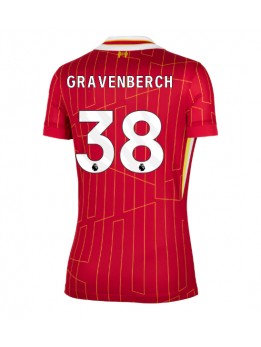 Liverpool Ryan Gravenberch #38 Replika Hemmakläder Dam 2024-25 Kortärmad